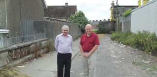 Fianna Fáil TD, Willie O'Dea with Fianna Fáil Cllr, Kieran O'Hanlon