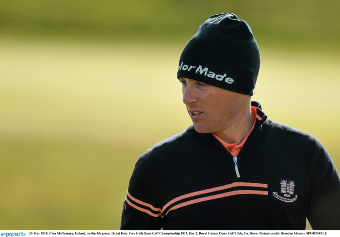 Cian McNamara, at the Dubai Duty Free Irish Open Golf Championship 2015. Pic:Brendan Moran / SPORTSFILE