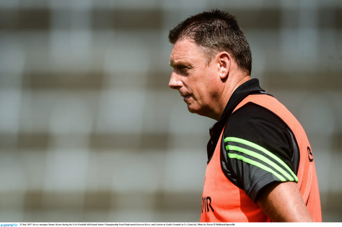 Kerry manager Jimmy Keane. picture: Piaras Ó Mídheach/Sportsfile