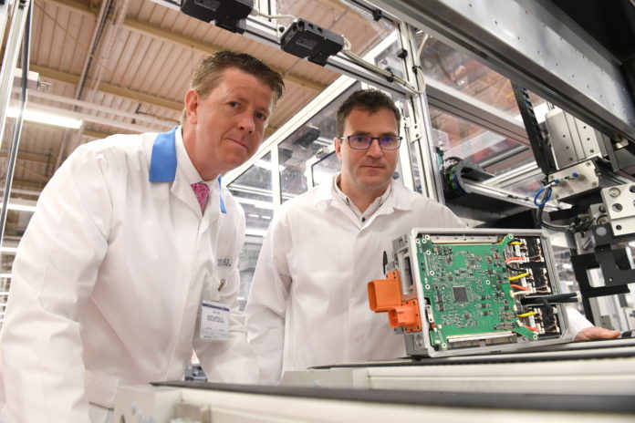 Kostal, the Limerick based manufacturer of automotive electronic systems, has announced a major €800,000 R&D programme with Lero, the Irish Software SFI Research Centre to develop a smart assembly line of the future. Lero partner IT Tralee will lead the two-year programme working with the University of Limerick. Funding for the research is being backed by Science Foundation Ireland. Photo By : Domnick Walsh © Eye Focus LTD © Tralee Co Kerry Ireland Phone Mobile 087 / 2672033 L/Line 066 71 22 981 E/mail - info@dwalshphoto.ie www.dwalshphoto.com