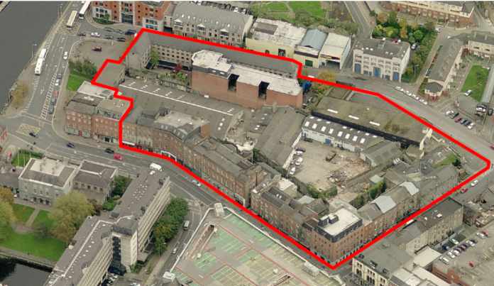 Aerial shot of the Opera site