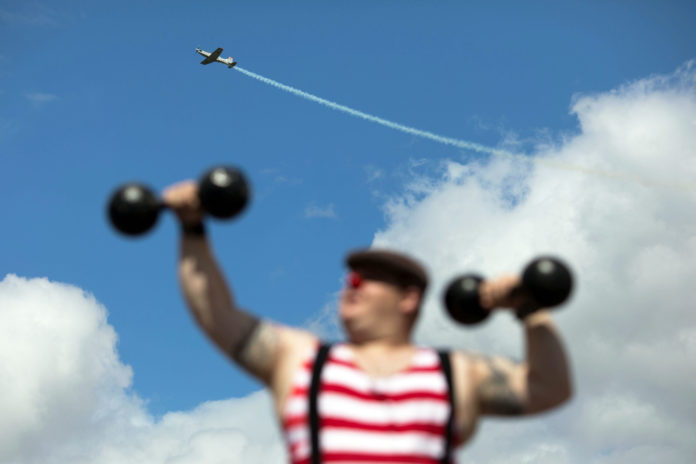 The fifth Foynes Air Show brought thousands of spectators to the west Limerick village this Saturday to witness awe-inspiring and daredevil acts by 23 of the worlds most iconic and celebrated aircraft. Pic Sean Curtin True Media