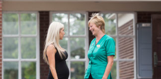 University Maternity Hospital Limerick (UMHL), together with HSE Midwest Community Healthcare, are delighted to announce the official launch of a new Specialist Perinatal Mental Health Service for the MidWest. Pictured at launch of the new Specialist Perinatal Mental Health Service for the Mid West were, service user and mother of 2 week old baby Zara, Amie Naughton, Thomondgate Limerick and Maria Gibbons, CMM2 Perinatal Mental Health Service. Picture: Alan Place