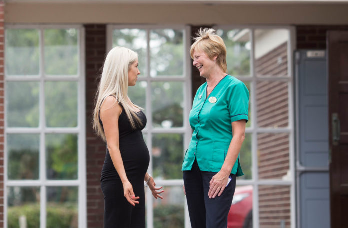 University Maternity Hospital Limerick (UMHL), together with HSE Midwest Community Healthcare, are delighted to announce the official launch of a new Specialist Perinatal Mental Health Service for the MidWest. Pictured at launch of the new Specialist Perinatal Mental Health Service for the Mid West were, service user and mother of 2 week old baby Zara, Amie Naughton, Thomondgate Limerick and Maria Gibbons, CMM2 Perinatal Mental Health Service. Picture: Alan Place