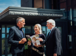 Graham Knowles - Director UL Hospitals Group , Colette Cowan - CEO UL Hospitals Group and John Connaghan - Intern Director General HSE pictured at the Launch of the UL Hospitals Group Strategy. Pic. Brian Arthur