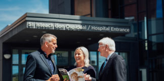 Graham Knowles - Director UL Hospitals Group , Colette Cowan - CEO UL Hospitals Group and John Connaghan - Intern Director General HSE pictured at the Launch of the UL Hospitals Group Strategy. Pic. Brian Arthur