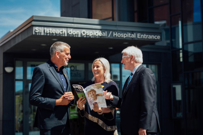 Graham Knowles - Director UL Hospitals Group , Colette Cowan - CEO UL Hospitals Group and John Connaghan - Intern Director General HSE pictured at the Launch of the UL Hospitals Group Strategy. Pic. Brian Arthur
