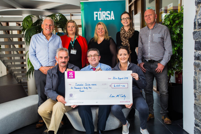 Fórsa cycle raises funds for Limerick Suicide Prevention