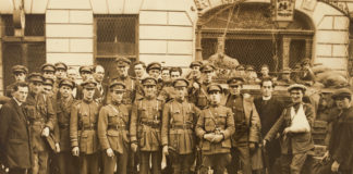 Free State soldiers outside Cruise's Royal Hotel in 1922. Photo: National Library of Ireland. revolutionary past