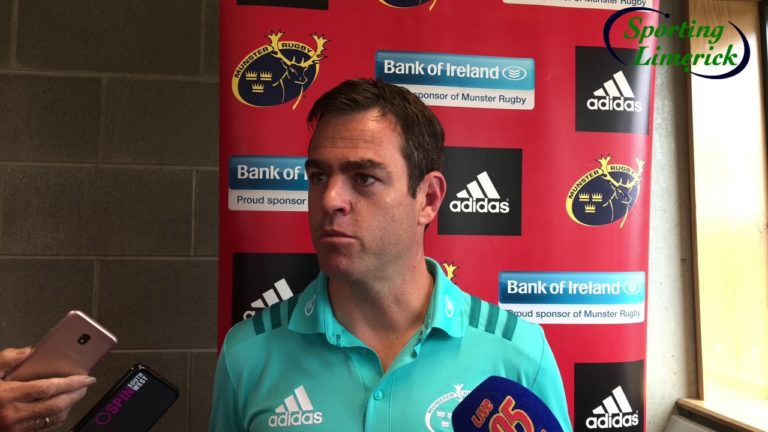 WATCH: van Graan says grounded Carberry has “settled in quickly” at Munster