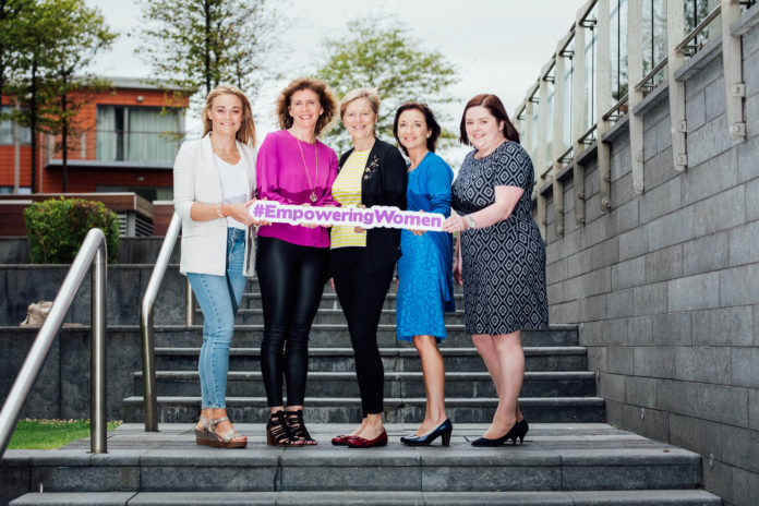 Lorraine Fanneran - La Cucina , Niamh Connolly - CHT Therapist themindgym.ie , Maria Gibbons - CMM2 Perinatal Mental Health UMHL , Annette Cahill - Fundraising Exec Pieta House and Eimear Laffan - Limerick Strand Hotel pictured at the Launch of “Empowering Women” charity fundraiser in aid of Pieta House, Post-Natal Depression Ireland, and Adapt Services at The Strand Hotel, Limerick today. The event will be held on September 16th, in the Strand Hotel. Pic. Brian Arthur fashion news Limerick Post