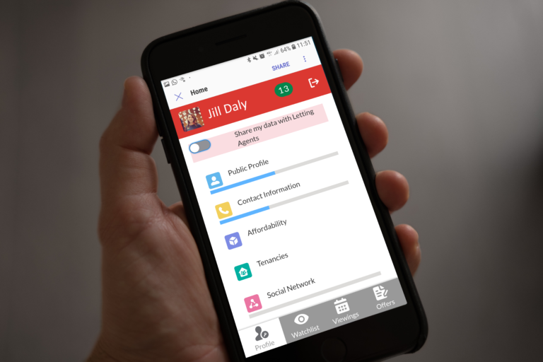 ‘Moving’ with Property Button – LinkedIn for agents and tenants