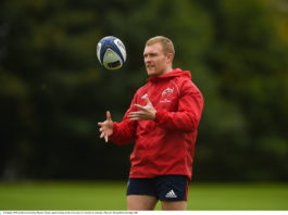 Keith Earls during Munster Rugby squad training at the University of Limerick in Limerick. Photo by Diarmuid Greene/Sportsfile Limerick News Sport