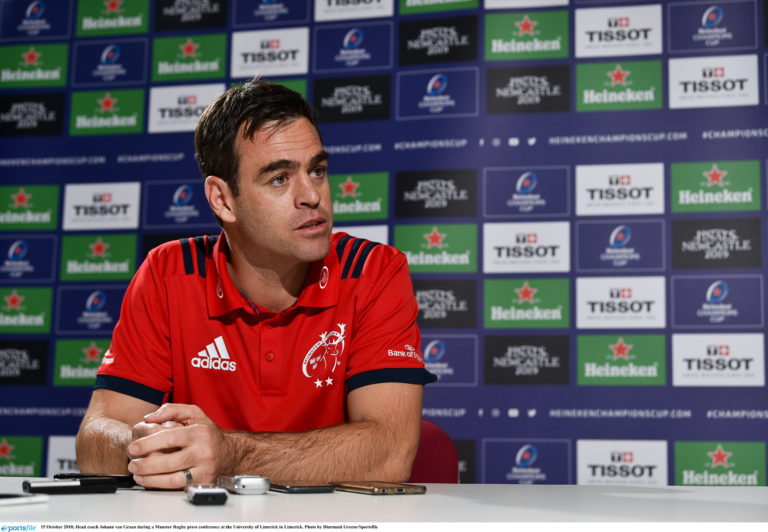 WATCH – Van Graan on the return of Gerbrandt Grobler