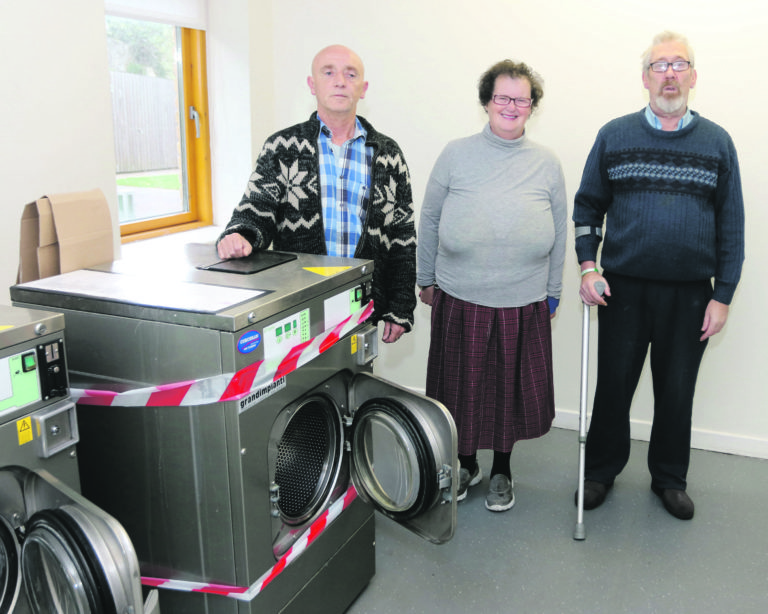 Council laundry covered in human faeces