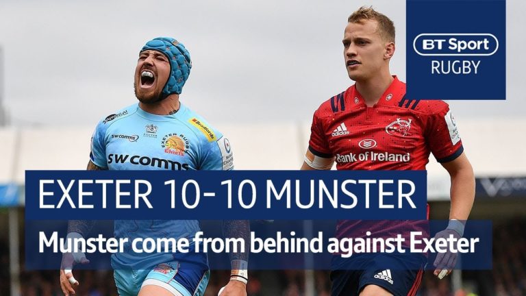 WATCH: Highlights of Munster’s gritty 10-10 draw with Exeter