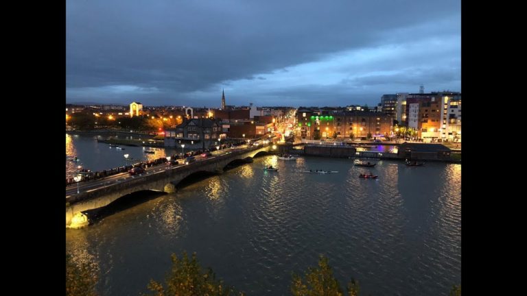 Watch: Limerick shines a light on the Shannon