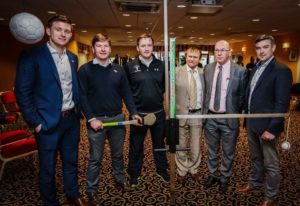 Kevin Downes (Cube Printing), Paul Neenan (CNDF), Paudie Ivess (Pain Relief Clinic), John Loftus (Mid West Mentoring), Alec Morrissey (Limerick Post) and Willie Walsh (Fundamental Frames)