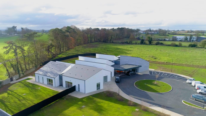 aerial shot of completed St. Gabrie’s Respite House, Mungret, Limerick.