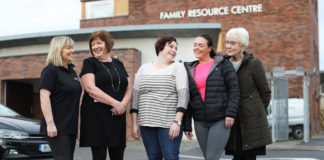 Alison Dore, Mary Mulcahy, Mary Hughes, Jean Blake, Ann Brosnan. JULIEN BEHAL PHOTOGRAPHY.