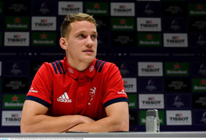 Munster Rugby Press Conference and Squad Training Mike Haley during a Munster Rugby Press Conference at the University of Limerick in Limerick. Photo by Piaras Ó Mídheach/Sportsfile