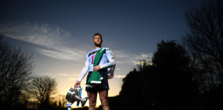 Seamus Flanagan of UCD and Limerick in attendance at the launch of Electric Irelands Sigerson, Fitzgibbon and Higher Education Championships announcement at Clanna Gael GAA Club in Dublin. Electric Ireland will live stream a selection of Fitzgibbon and Sigerson Cup games, bringing fans closer to the action than ever before. As part of the First Class Rivals campaign, rival county footballers but now college teammates, Sean OShea (Kerry and UCC) and Cian Kiely (Cork and UCC), Michael McKernan (Tyrone and UU) and Eoghan Bán Gallagher (Donegal and UU) and hurlers, Brian Hogan (Tipperary and UCD) and Seamus Flanagan (Limerick and UCD) will each will put aside their traditional county rivalries, pulling on matching college jerseys to compete as teammates for glory in the Electric Ireland GAA Higher Education Fitzgibbon and Sigerson Cup. Photo by David Fitzgerald/Sportsfile