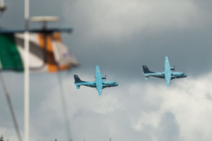 The fifth Foynes Air Show brought thousands of spectators to the west Limerick village this Saturday to witness awe-inspiring and daredevil acts by 23 of the worlds most iconic and celebrated aircraft. One of the largest annual events along the Wild Atlantic Way, the Foynes Air Show is estimated to be worth more than €750,000 to the local economy, and forms part of the IAA’s #AviationIreland weekend, along with the Bray Air Display in Co. Wicklow. The sun came out just in time for this year’s show as the supersonic attack aircraft the Saab Viggen also know as Thunderbolt opened the air show when it shot across the sky to the delight to the crowd below. Pic Sean Curtin True Media
