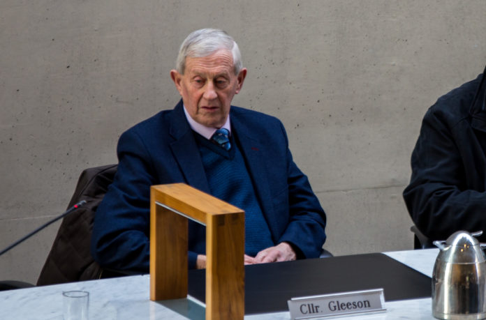 Noel Gleeson, and Seรกn Lynch, Fianna Fรกil. Photo: Cian Reinhardt