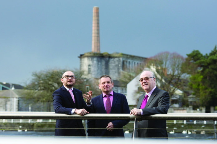 Donnacha Hurley, John Rice and Tony Brazil of the Shannon Conference and Sports Bureau.