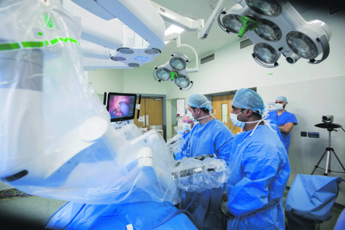 An Operating room in University Hospital Limerick (UHL) Photo: Sean Curtin