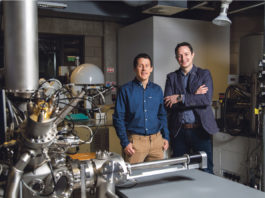 Dr Hugh Geaney and Prof Kevin Ryan at the University of Limerick's Bernal Institute. Photo: Alan Place Limerick News Ireland KeepingLimerickPosted