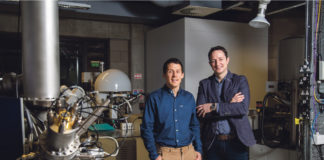 Dr Hugh Geaney and Prof Kevin Ryan at the University of Limerick's Bernal Institute. Photo: Alan Place Limerick News Ireland KeepingLimerickPosted