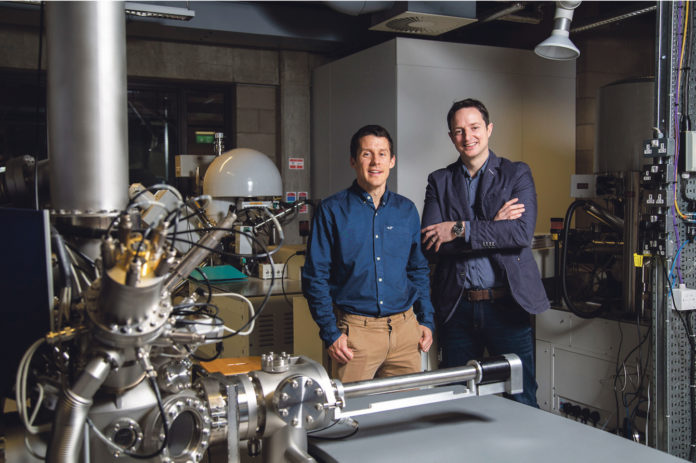 Dr Hugh Geaney and Prof Kevin Ryan at the University of Limerick's Bernal Institute. Photo: Alan Place Limerick News Ireland KeepingLimerickPosted