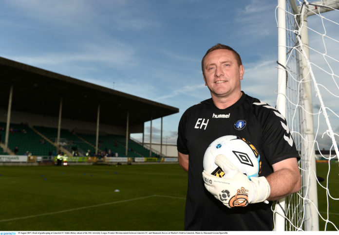 Former Limerick FC goalkeeper coach Eddie Hickey. Photo by Diarmuid Greene/Sportsfile