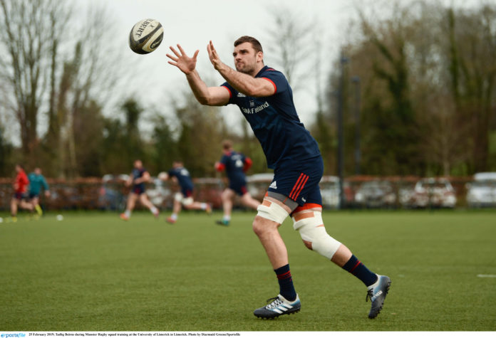 Munster Rugby Squad Training and Press Conference