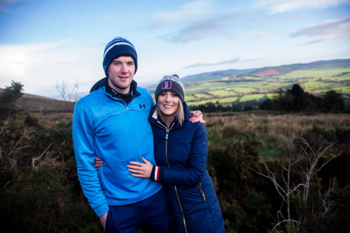 Spin South West's Louise Cantillon and Limerick Senior Hurler, Declan Hannon, at the Blackrock Trailhead on Ballyhoura Country's loop walks, County Limerick. Picture: Cian Reinhardt