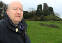 Cllr Sean Lynch at Carrigogunnell Castle. Photo: Brendan Gleeson