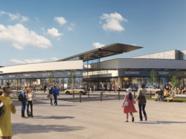 Architect's impression of the proposed Castletroy Town Centre development.