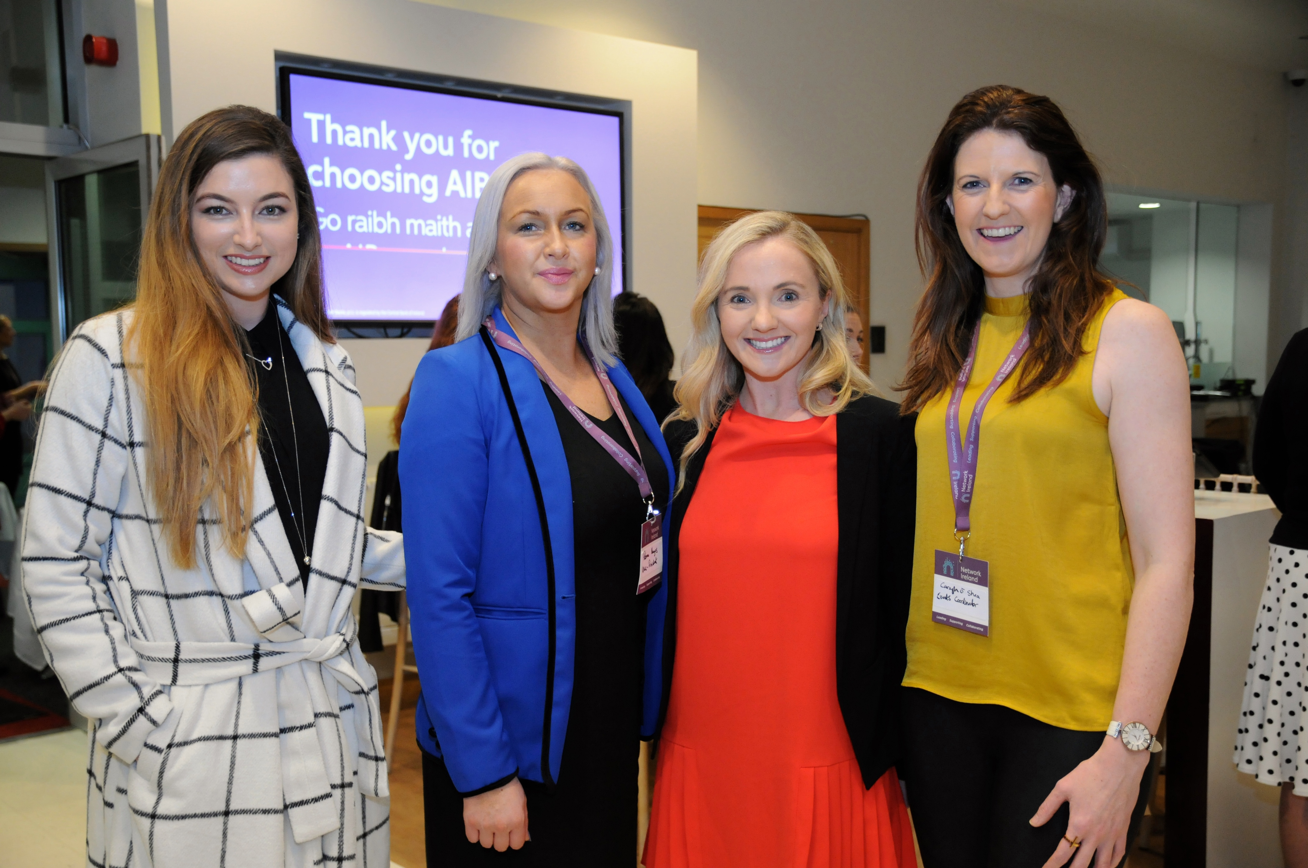 At the Network Ireland Limerick event, Branding your business in AIB O’Connell St was Megan Scully, Petrina Hayes, Shona Keane and Caragh O’Shea