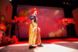 Madison Crosse playing The Queen of Hearts in Wonderland