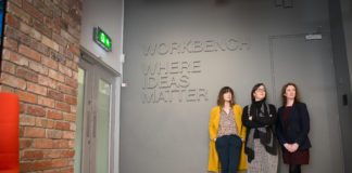 Mary McNamee (right) & Trisha O’Gorman (left), Co-founders of the Limerick Marketing Collective with Ciara Earlie (centre), Bank of Ireland. Photo: Shauna Kennedy