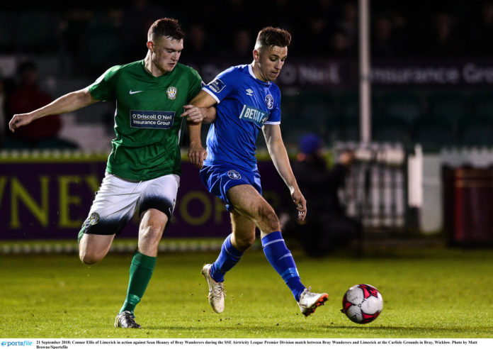 Connor Ellis of Limerick FC Photo by Matt Browne/Sportsfile