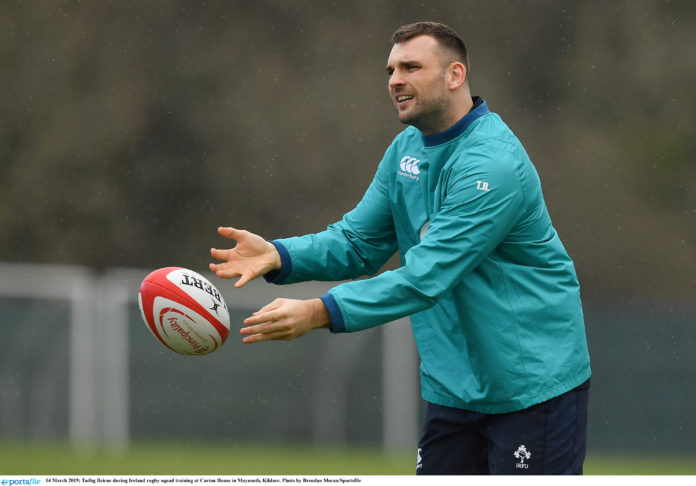 Tadhg Beirne during Ireland rugby squad training at Carton House in Maynooth, Kildare. Photo by Brendan Moran/Sportsfile