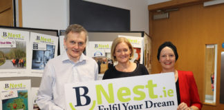 Pictured at the BNest Social Enterprise Incubator Showcase 2019 at Nexus Innovation Centre, UL was Eamon Ryan, BNest Founder, Dr Sarah Miller, CEO of The Rediscovery Centre and Gert O'Rourke, Centre Manager, Nexus Innovation Centre. Picture: Orla McLaughlin/ilovelimerick.