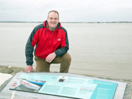 Cllr Emmett O'Brien at Ringmoylan Point. Photo: Mary O'Shaughnessy
