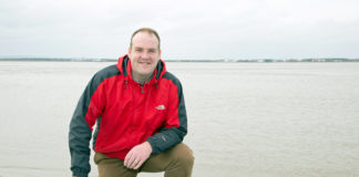 Cllr Emmett O'Brien at Ringmoylan Point. Photo: Mary O'Shaughnessy