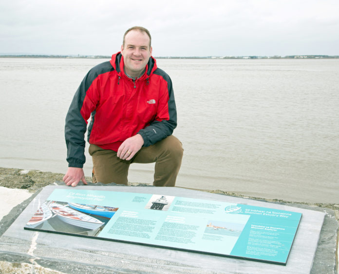 Cllr Emmett O'Brien at Ringmoylan Point. Photo: Mary O'Shaughnessy