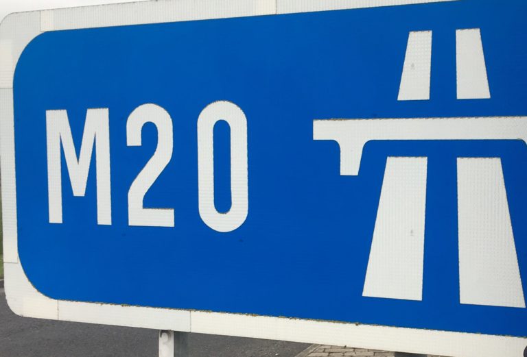 Lower speed limit on M20 to ensure safer environment as works commence