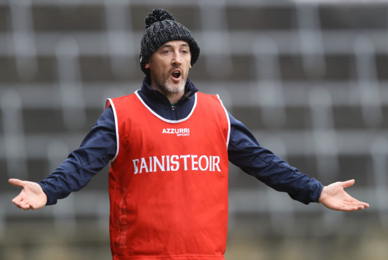 Littlewoods Ireland Camogie League Division 1 Round 5, Gaelic Grounds, Limerick 24/2/2019 Limerick vs Kilkenny Limerick Manager Mike Nash Mandatory Credit ©INPHO/Lorraine O'Sullivan