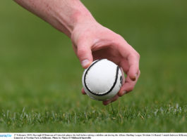 Darragh ODonovan of Limerick places the ball before taking a sideline cut during the Allianz Hurling League Division 1A Round 3 match between Kilkenny and Limerick at Nowlan Park in Kilkenny. Photo by Piaras Ó Mídheach/Sportsfile